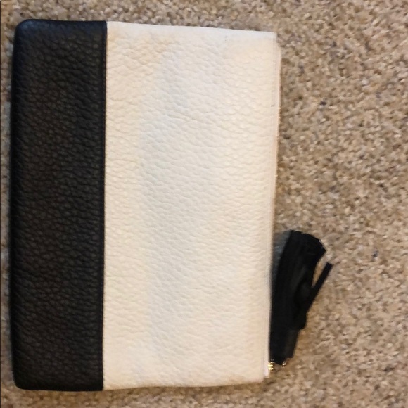 Kate Spade Black/White MultiUse Bag/MakeUp Clutch - Picture 5 of 6